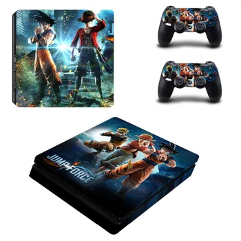 

Jump Force PS4 Slim Skin Sticker For Sony PlayStation 4 Console and Controller For Dualshock 4 PS4 Slim Sticker Decal