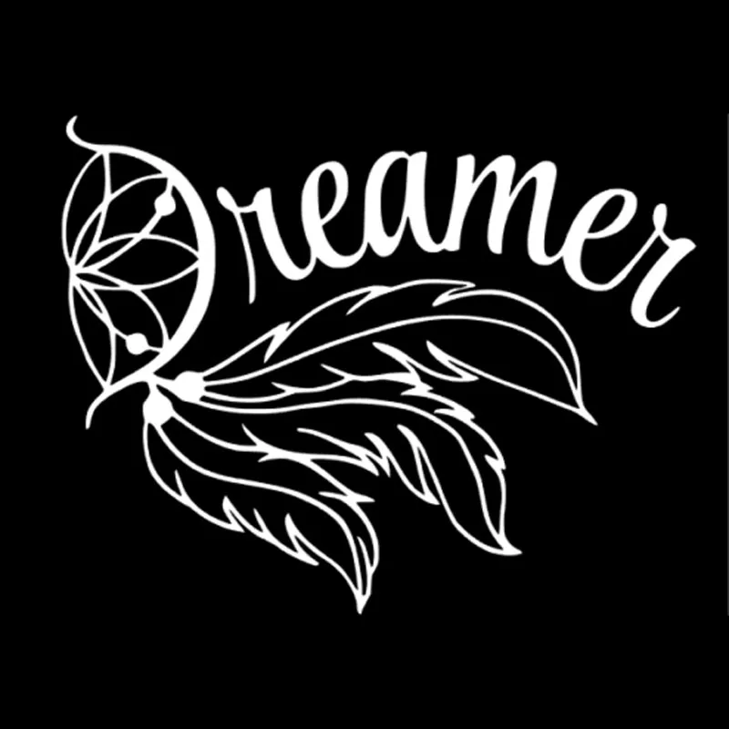 YJZT 15*11 8 см Модные Переводные картинки Ловца снов с перьями Dreamer