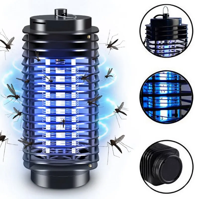 

Non-toxic Electric Mosquito Killer Lamp LED Bug Zapper Insect Repeller Mosquito High Quality No Radiation Trap Killer UK Plug