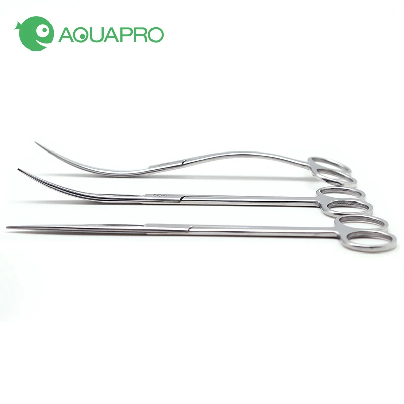 ADA quality AQUAPRO Plant Cleaning Tools Stainless Steel Scissor Tweezer Scoop Scraping algae knife Aquarium Water Fish tank