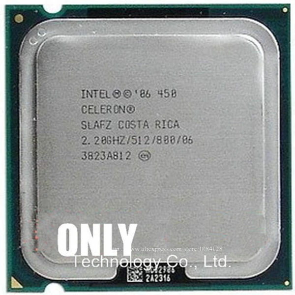 

free shipping latop cpu E450 CPU (2.2GHz/ 65nm /512KB)LGA 775 450 Processor scrattered pieces