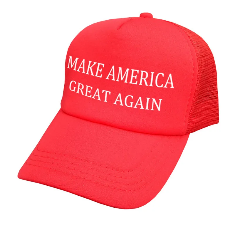 Лидер продаж, сделать Америку большой снова шляпа унисекс Кости Snapback шапки Дональд Трамп бейсбольная кепка мужская хлопковая Регулируемая Кепка s 10 шт./партия - Цвет: red and red mesh