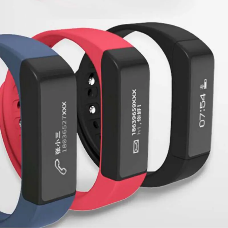 I5 Plus Smart Bracelet Bluetooth 4 0 Waterproof Touch Screen Fitness Tracker Health Wristband Sleep Monitor