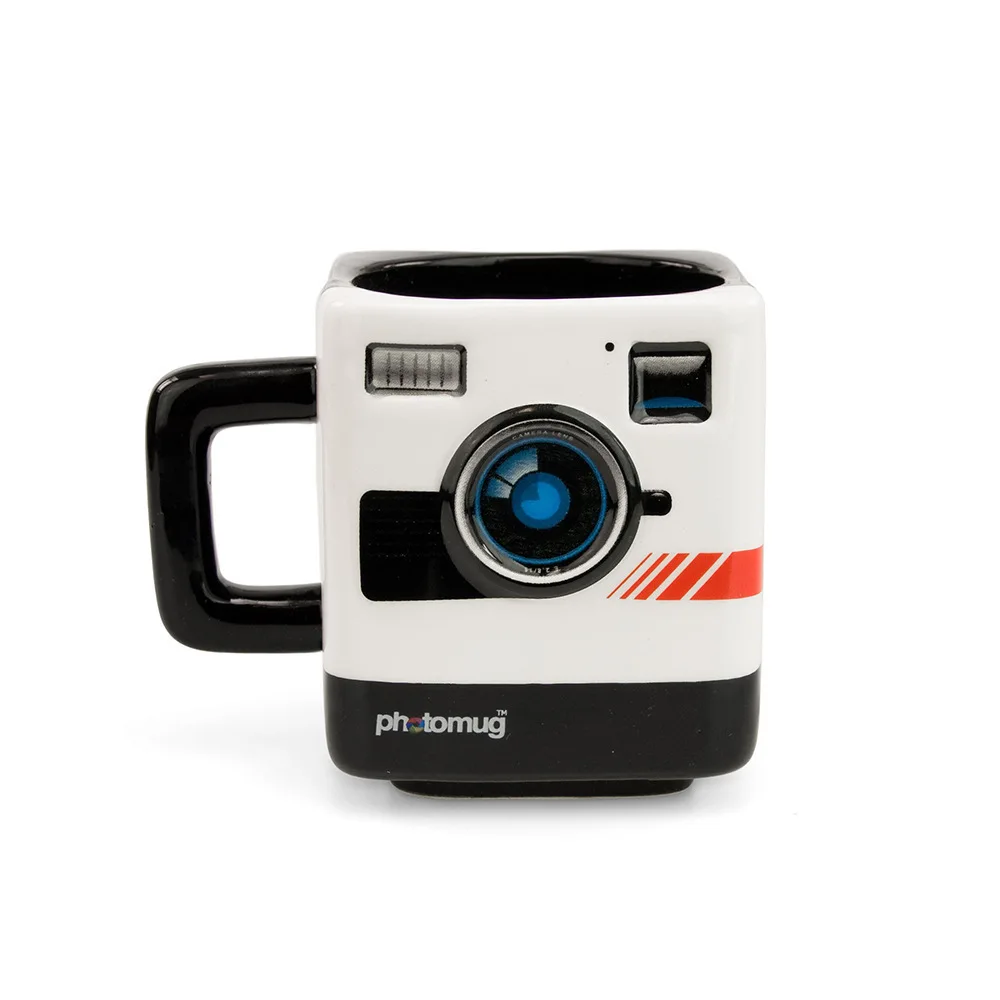 Оригинальная горчично керамическая кружка с фотокамерой Polaroid английская модель