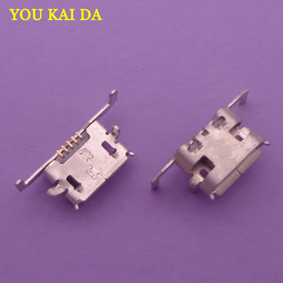 100pcs/lot Micro USB Power Charging Charger Connector Socket Dock Port