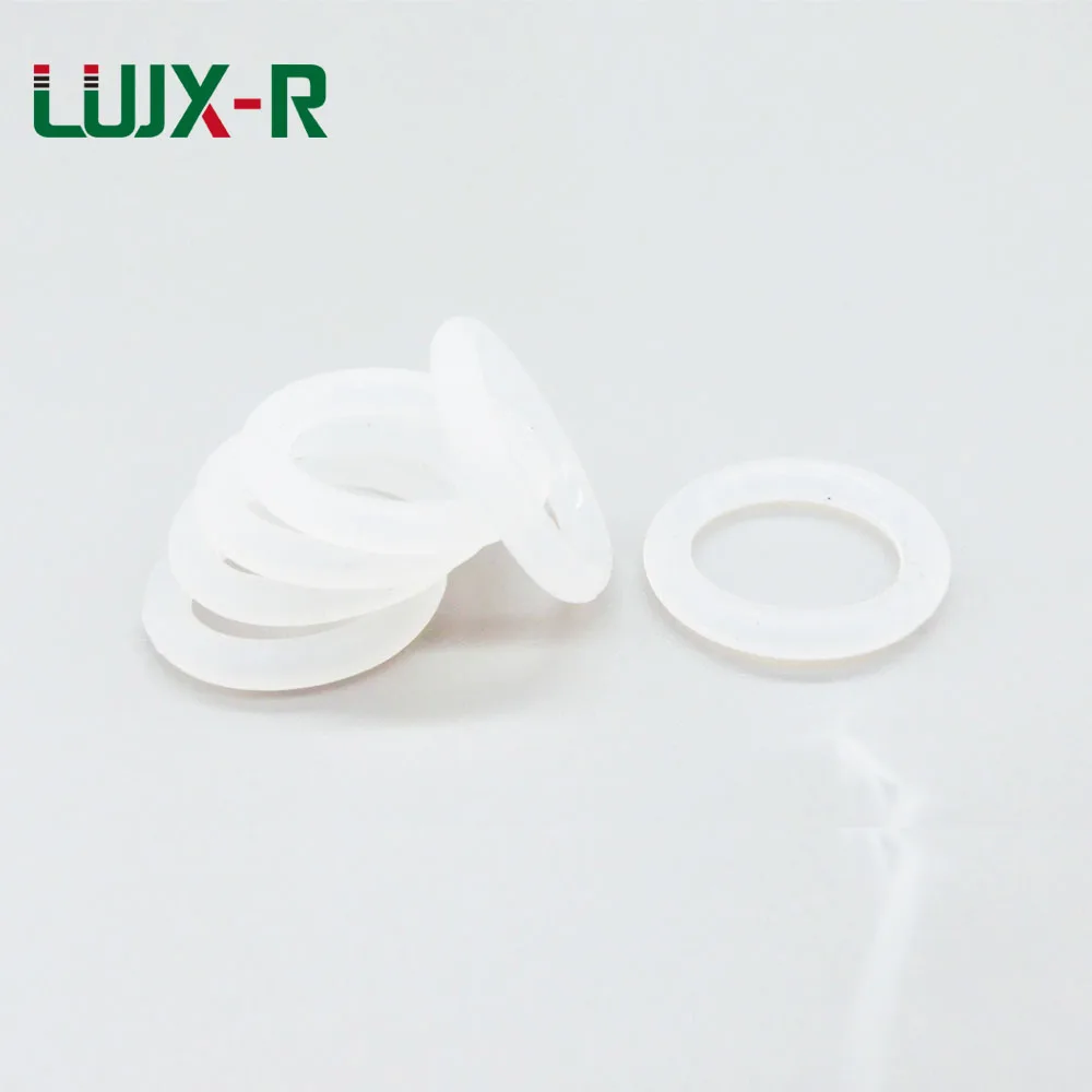 

LUJX-R White O Ring 5.7mm Thickness Food Grade O Rings Sealing Outside Dia. 30/35/40/50/60/65/70/75mm O-Ring Seal Gaskets Washer