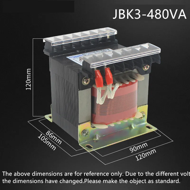 JBK3-480VA Machine Tool Controls Transformer