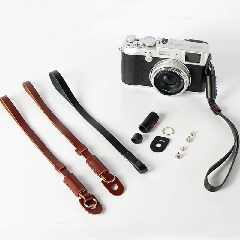 Ремешок из натуральной кожи для камеры Canon EOS M2 M3 M5 M50 M6 M10 M100 SX610 SX710HS SX720 SX730 G7X G9X G1X