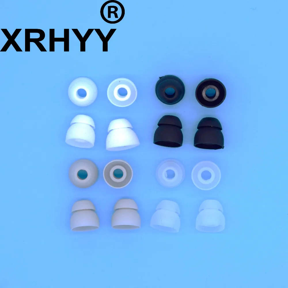 XRHYY 10 шт. Сменные силиконовые двойные наушники вкладыши для беспроводных