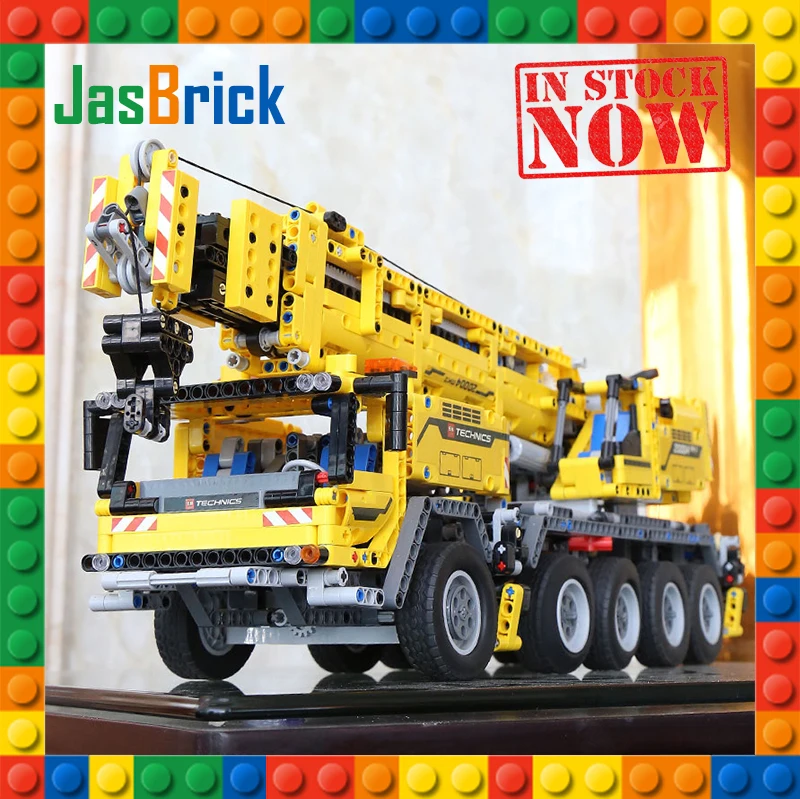 

20004 Technic series Motor Power Mobile Crane Mk II Car Model Building Kits Blocks Bricks Compatible With legoings 42009 gifts