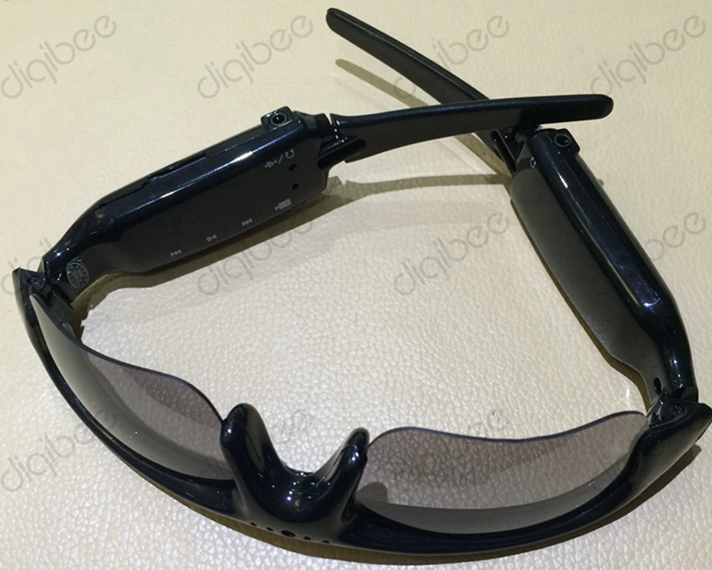 DigiBee новые крутые Модные Смарт очки солнцезащитные очки с камерой MP3 музыкальный плеер цифровой видео аудио рекордер мини DV видеокамера