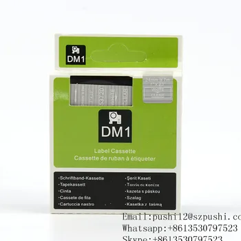 

24mm white on clear compatible labeling tape 53720 for dymo d1