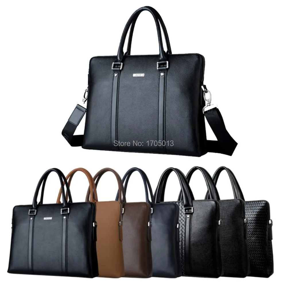 

Hot Sold Branded Man handbag Hiqh Quality Lichee Grain Cow Leather Geneniu Leather handbag