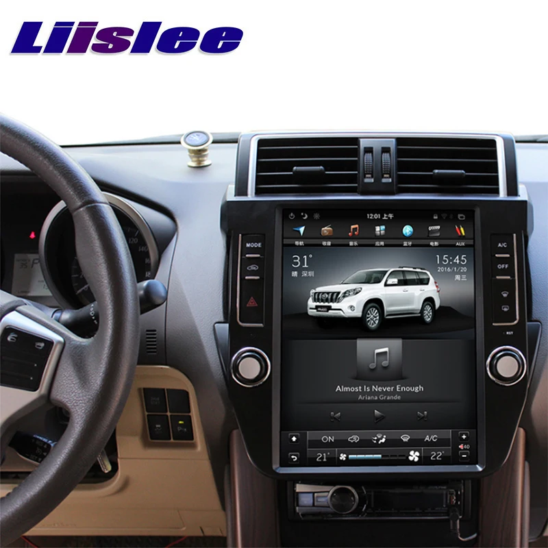 Sale LiisLee Car Multimedia GPS Audio Radio Stereo For TOYOTA Land Cruiser Prado J150 LC150 2014~2017 Original Style Navigation NAVI 1