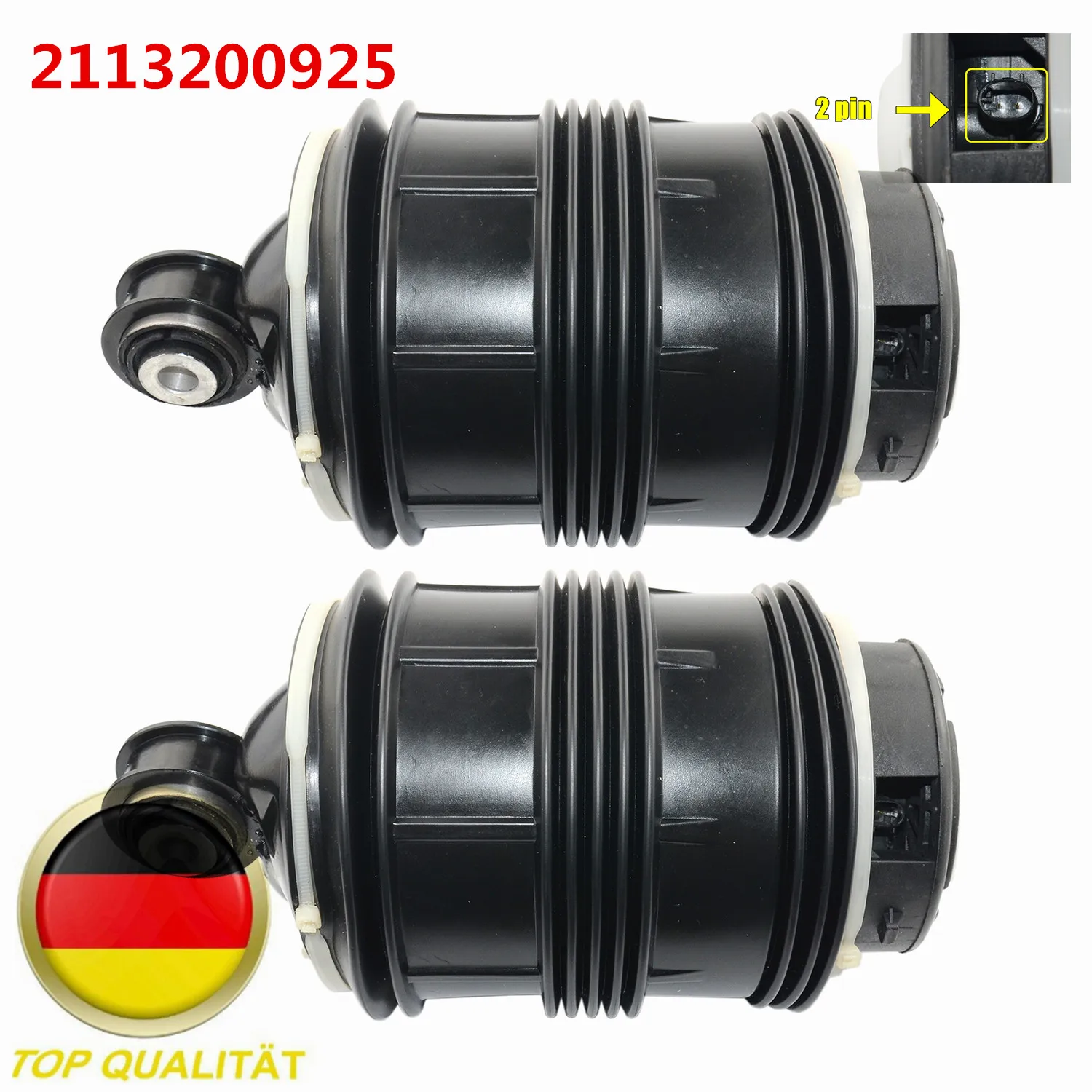 Resorte de suspensión neumática trasera para coche Mercedes, muelle de