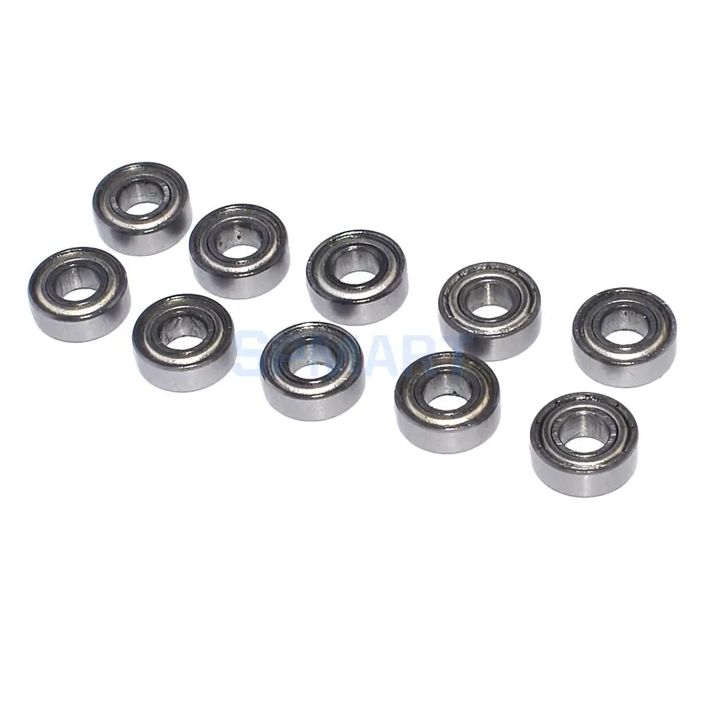 10Pcs 11x5x4mm Rolling Bearings for 1/10 RC Car Buggy Truck HSP HPI Traxxas Hobao Wltoys JJRC FS LRP ZD Racing Savage