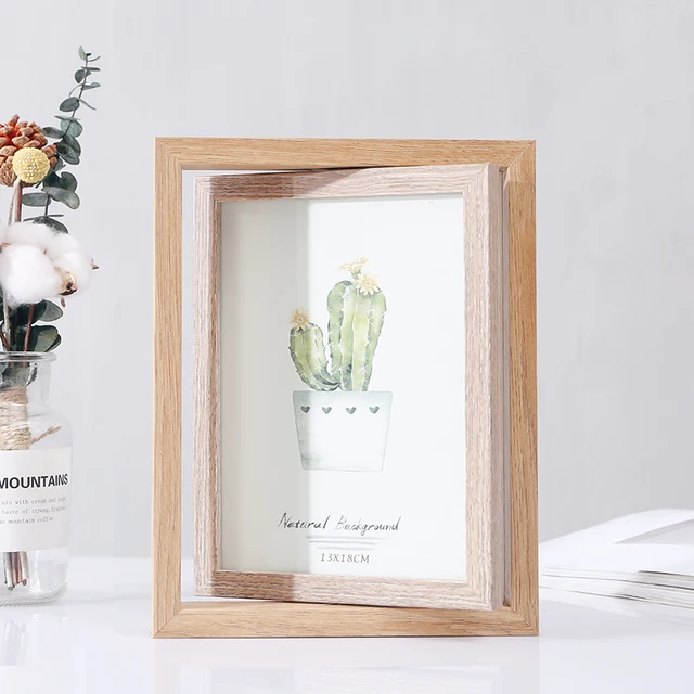 Creative Nordic Vintage Wooden Photo Frame Homey Trends