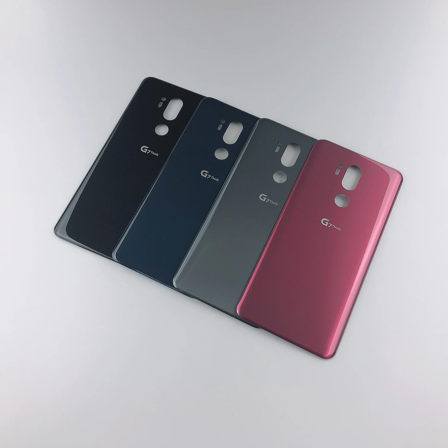 Оригинальная задняя крышка для LG G7 ThinQ + G710 G710EM корпус стеклянная аккумулятора