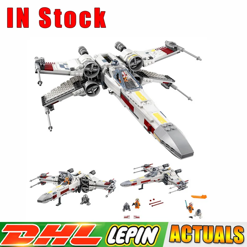 

LP 05145 Compatible legoings 75218 Star Plan Series The X-wing Star Plan Fighter Set Model Building Blocks Bricks kids toys
