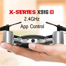 MJX X916H мини-Дрон с Wi-Fi 0.3MP Камера RC микроквадрокоптер 2,4 ГГц 6-Axis Gyro Headless Mode с приложением Управление