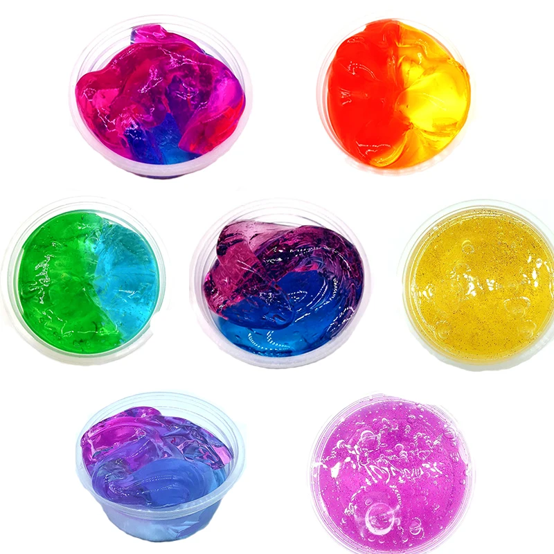 

slime antistress toys plastice clay 60ml Fluffy Foam Slime Putty Stress Relief Magic MultiColor Slime Sludge Cotton Mud Toy