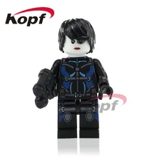 50 шт. PG291 Супер Герои домино Фордж Росомаха Радиоактивный человек Юнион Джек Кирпичи Строительные блоки рождественские игрушки для детей