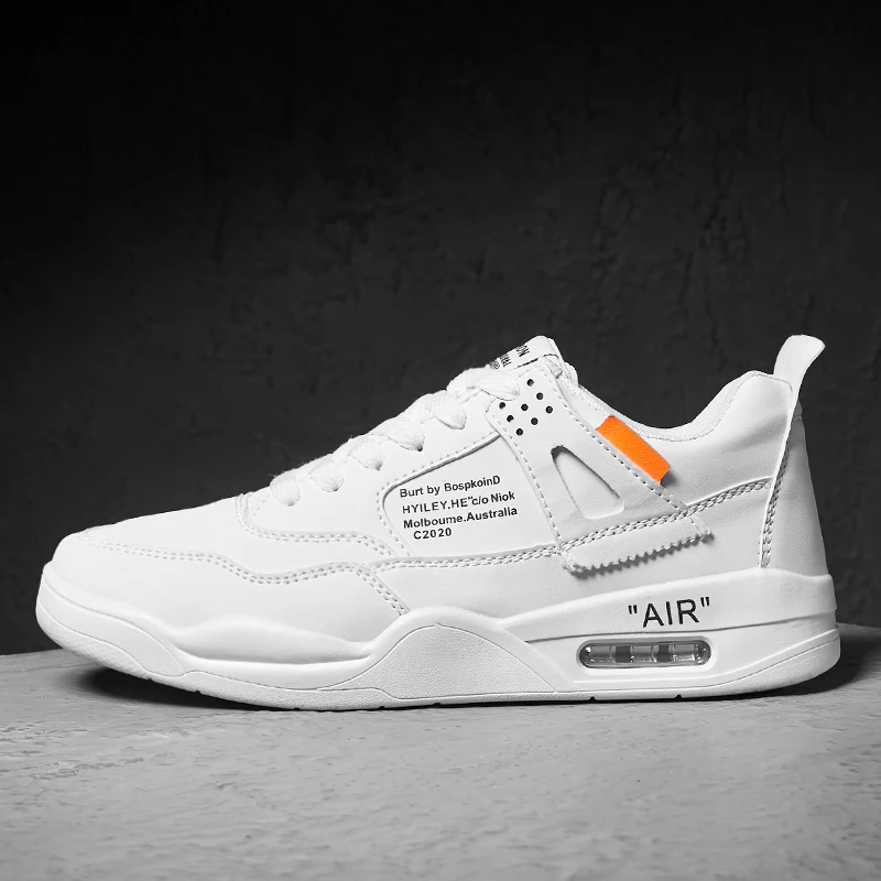 Men's Sneakers Leather Air Soles Sports Running Shoes Breathable Chaussures de course Jogging Shoes Zapatillas Hombre Deportiva