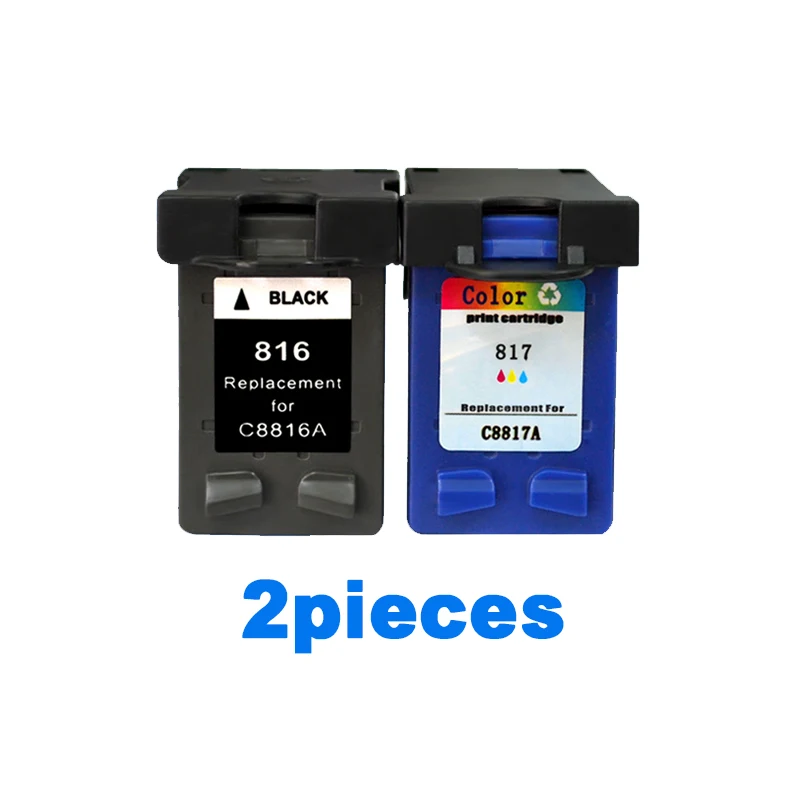 Совместимый чернильный картридж XiongCai для принтера HP 816 817 DeskJet D1468 D2360 D2368 D2468 3668 5168