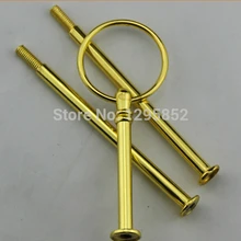 3 уровня круглый кольцо верхнего торт стенд плиты Дисплей держатель ручка фитинги серебристого металла для Чай магазин номер в отеле