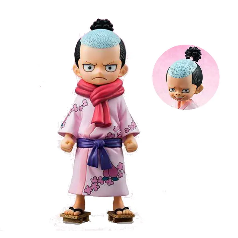 

One Piece luffy 10cm Japanese anime figure Momosuke action figura collectible model toys for boys