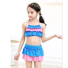 Окончательная распродажа! Детский купальник; детская одежда для купания; детский летний купальный костюм из двух предметов с юбкой; бикини для девочек; пляжная одежда; купальный костюм;-SW611