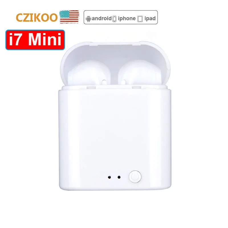 

Wireless Headset Bluetooth Earpieces i7s i7mini Tws Earbuds Twins Earphone With Charging box pk i10 i12 i14 tws Earphones