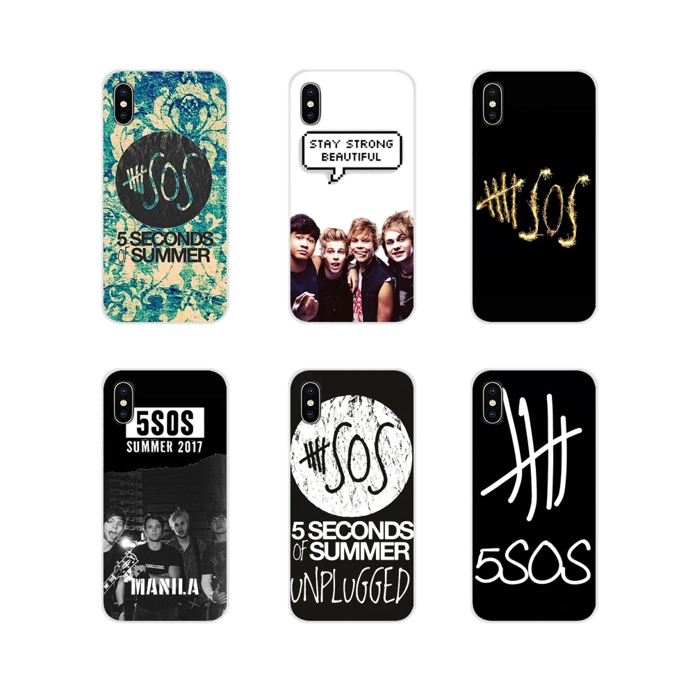 

Soft Silicone Case 5 sos Seconds of Summer music For Huawei G7 G8 P7 P8 P9 P10 P20 P30 Lite Mini Pro P Smart Plus 2017 2018 2019