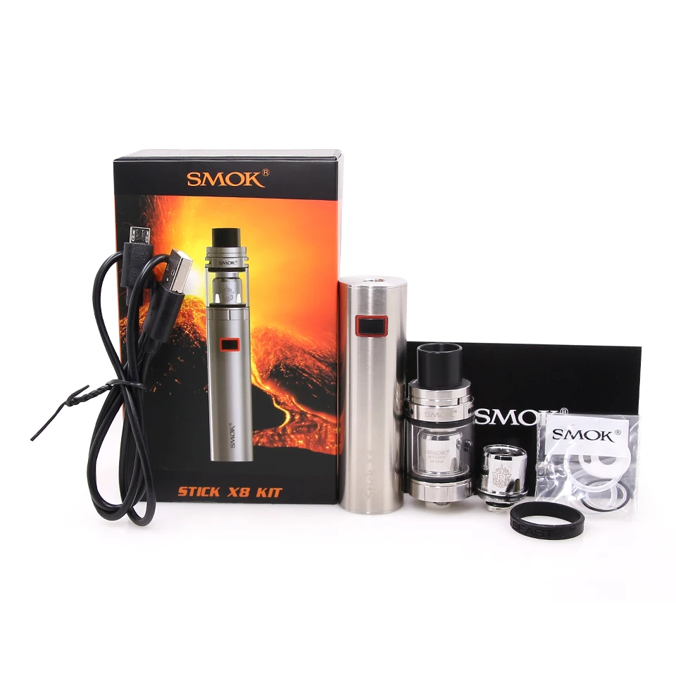 Оригинальный набор SMOK Stick X8 VS V8 емкость 3000 мАч стилус для аккумулятора вейп 4 мл