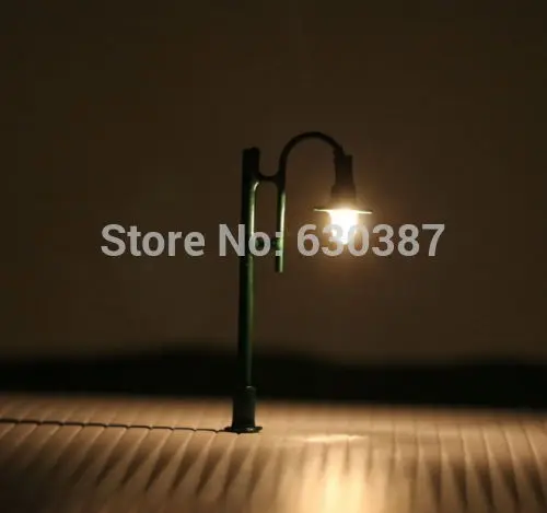 L316N 10pcs Model Railway Lamppost lamps Street Lights N Scale 12V NEW