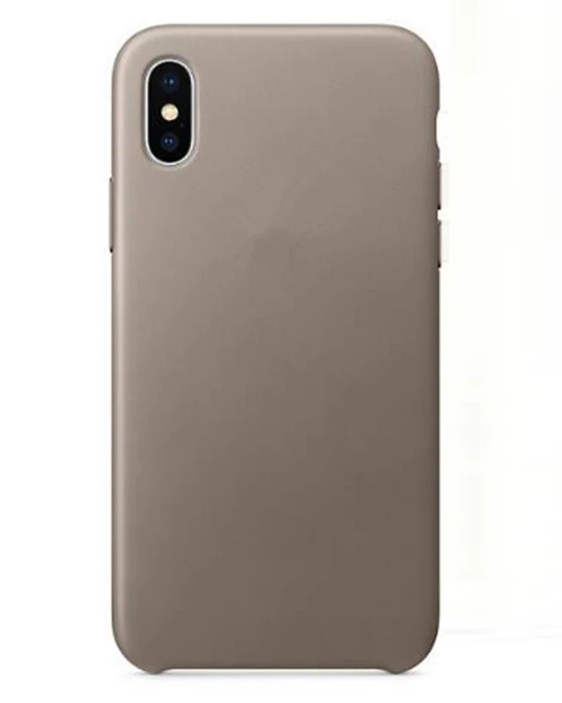 Роскошный кожаный чехол для iPhone XR XS MAX X 7 8 7 Plus 8 Plus - Цвет: Light-brown