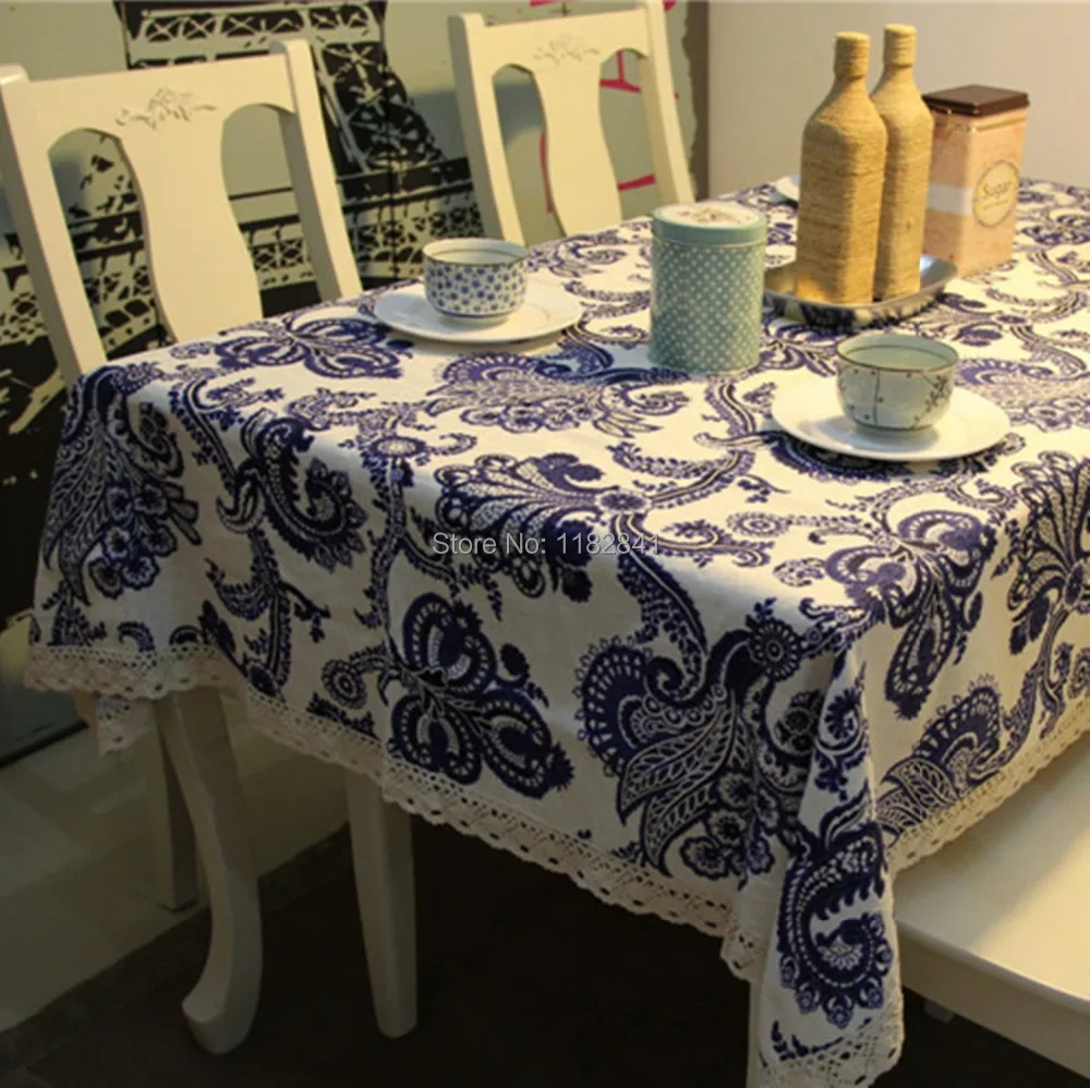 European tablecloths creative household items Upscale linen tablecloth