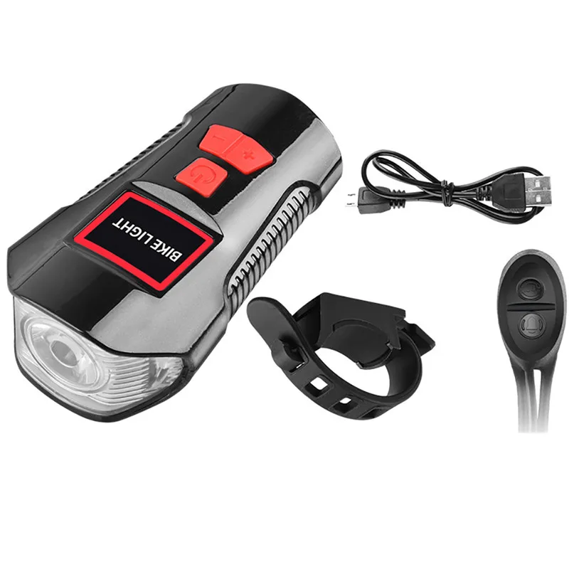 IP5 Waterproof Bicycle Front Light USB 4 Modes Rechargable Cycling Bike Lamp Bicycle Head Light Flashlight #2D19 (10)