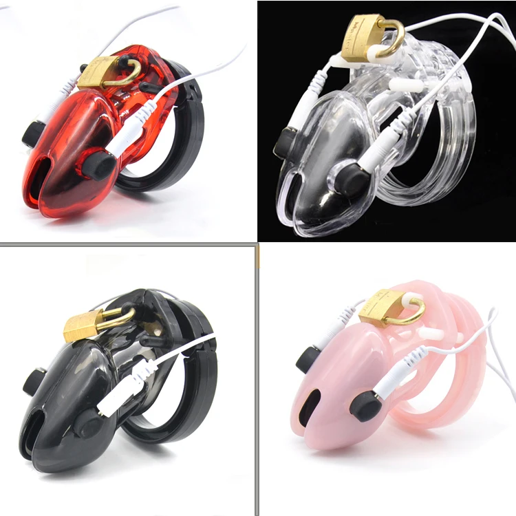 Men Chastity Lock short Cock Cage Male Electro Chastity Device+Power box Shock Men Penis locks Device keyed padlocks Men Chastity Lock short Cock Cage Male Electro Chastity Device+Power box Shock Men Penis locks Device keyed padlocks