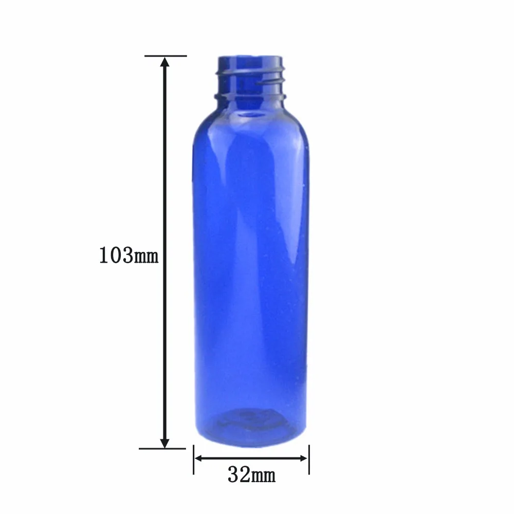 60 мл пустая круглая прозрачная ПЭТ-бутылка cosmo с прозрачной/черной/белой закрученной верхней крышкой с заостренным носком и верхней крышкой X 5