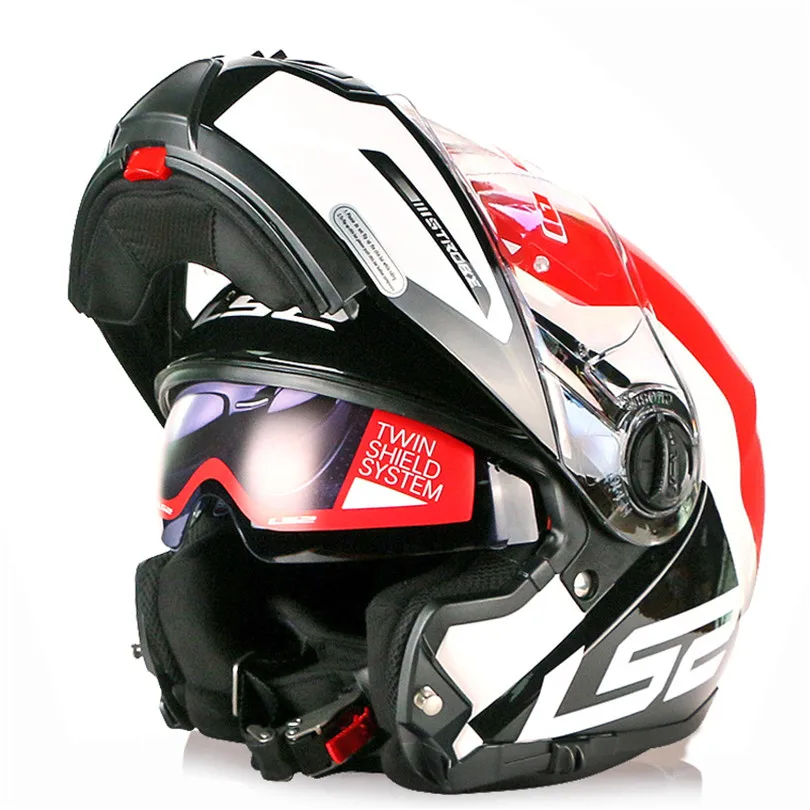

LS2 STROBE Motorcycle Helmet Modular Flip Up Capacete Casque Casco Open Moto Helm Kask Full Face Touring Helmets Motorbike