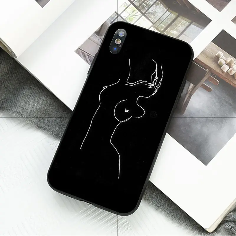 Чехол для телефона Ruicaica в минималистском стиле Apple iPhone 8 7 6 6S Plus X XS MAX 5 5S SE