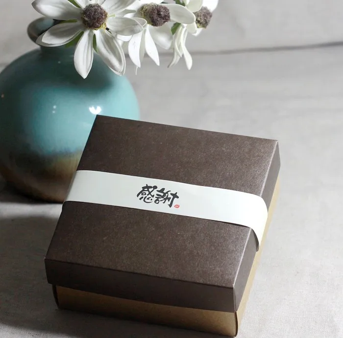

Oriental Kraft Box Bake Food Packaging Up and Bottom Cover Box Custom Made Paper Box Wedding Favor and Gift Box