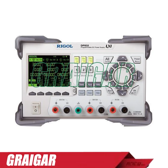 

Rigol DP832A Programmable Linear DC Power Supply 3 Channels