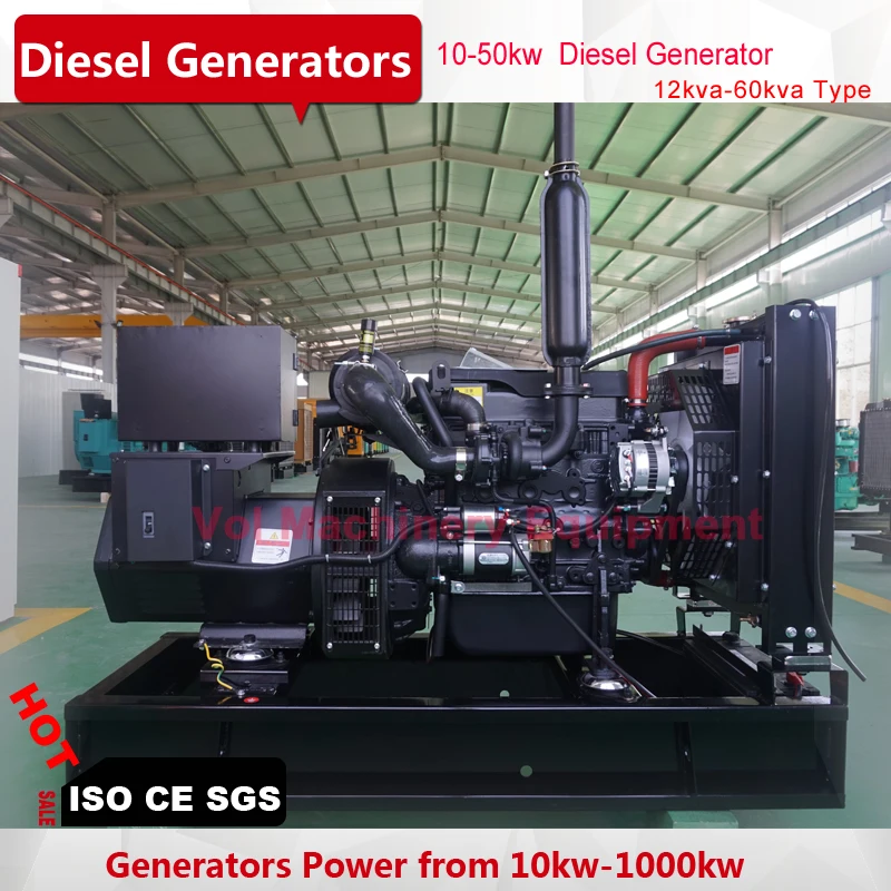 Цена на генератор двигателя 50 кВт с Weichai WP4.3D61E2 четырехцилиндровый двигатель