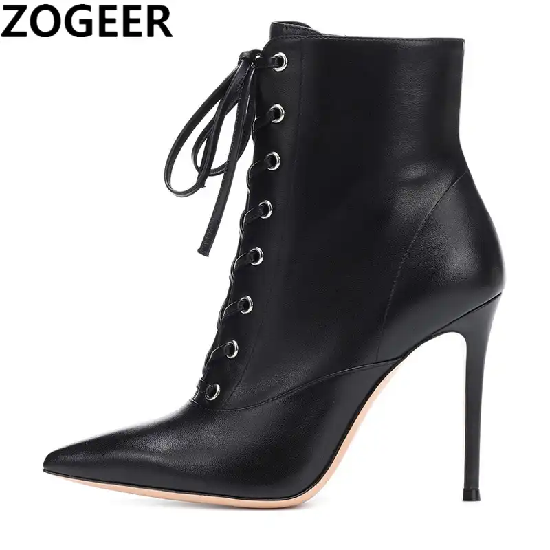 botines tacon alto