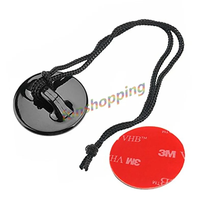 For Go pro Camera Tether Strap Protector Safety Buckle Tethers Straps+3M Sticker2