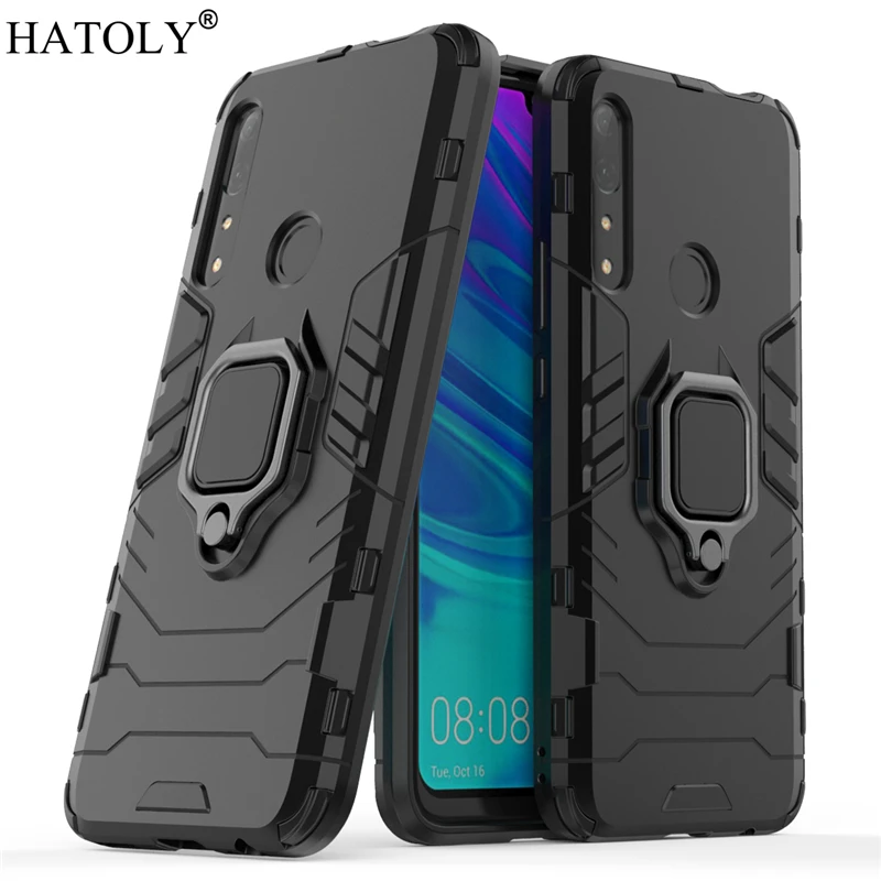 

Huawei P Smart Z Case Cover for Huawei P Smart Z Finger Ring Phone Case Hard PC TPU Shell Bumper Armor Case For Huawei P Smart Z