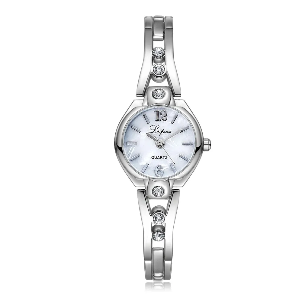 

Silver Watches Women Stainless Steel Diamond Bracelet Watch Ultra Thin Slim Quartz Wristwatches Womens Female Ladies Dress Clock