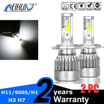 

C6 led Car Headlight Kit H7 LED H4 Bulb HB2 H1 H3 H11 HB3 9005 HB4 9006 72W 8000lm Auto Lamps Fog Lights 12V 24V